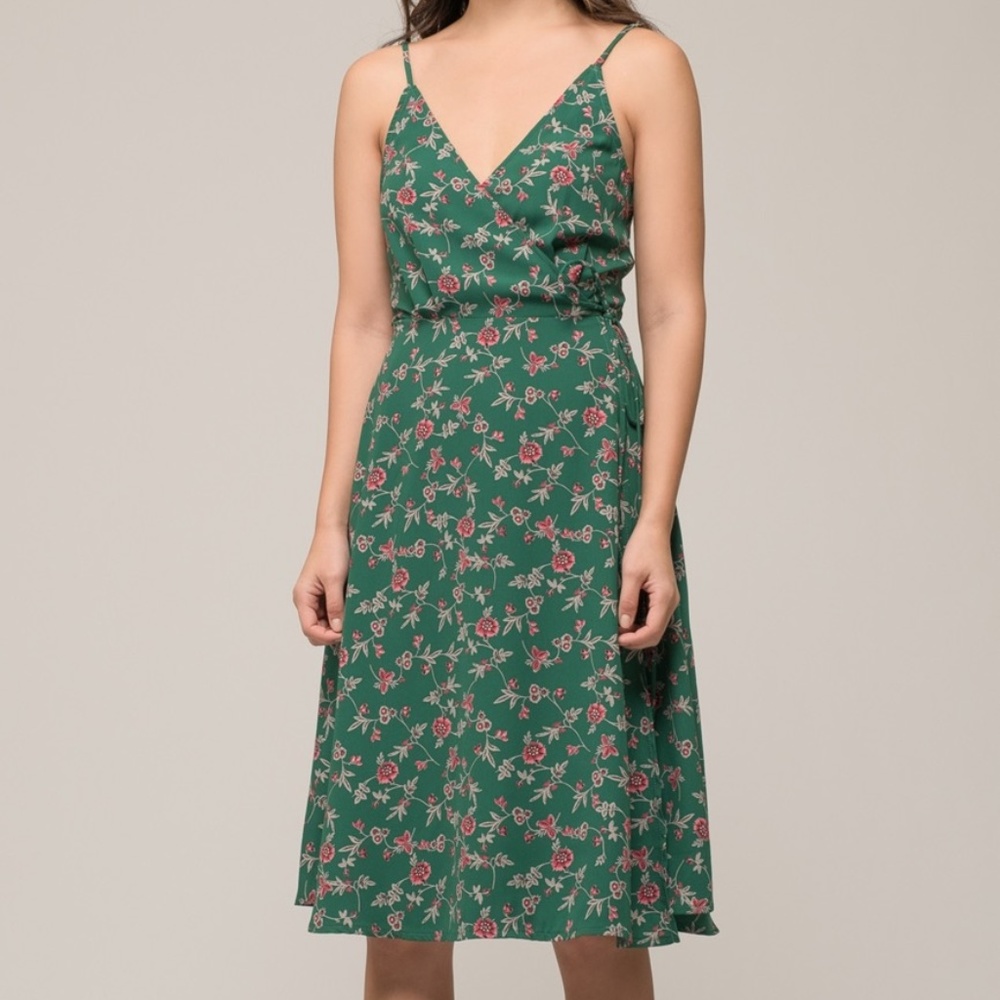 Floral Wrap Dress